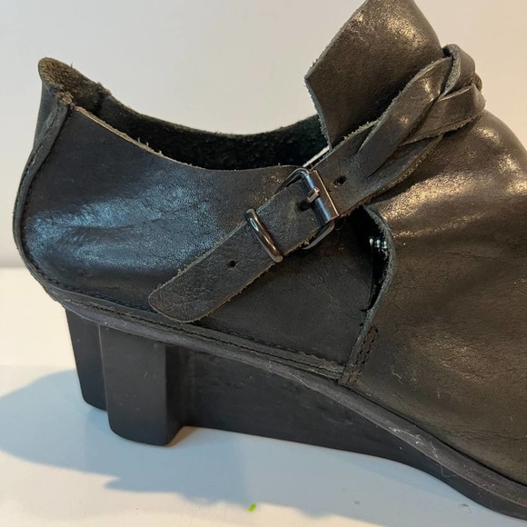 Trippen size 40 / US 9 NunF Black Ankle boots Wedge‎ Heels X + OS Platforme - Picture 3 of 11